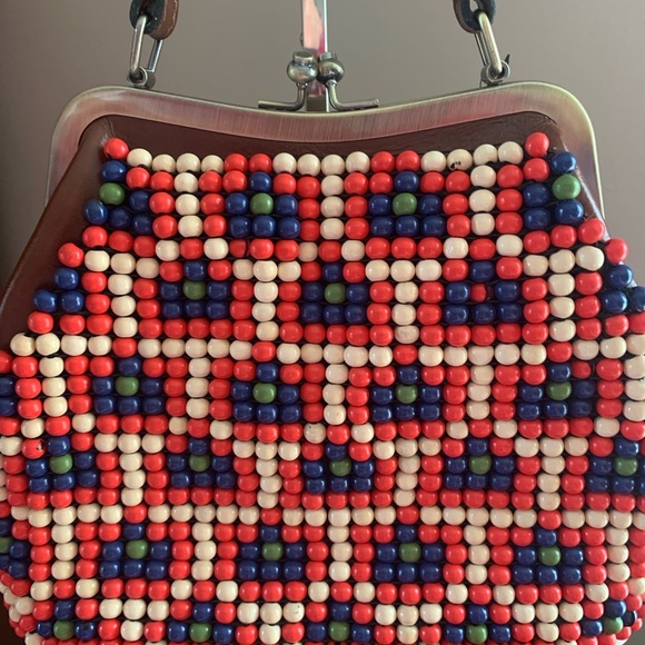 PATRICIA NASH Beaded Leather Frame Satchel - NWT - Picture 5 of 14